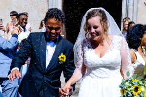 Mariage M&T Sortie d'Eglise