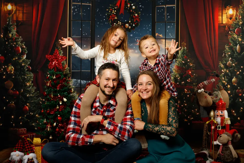 Séance photo de Noël Familles noelcouraud